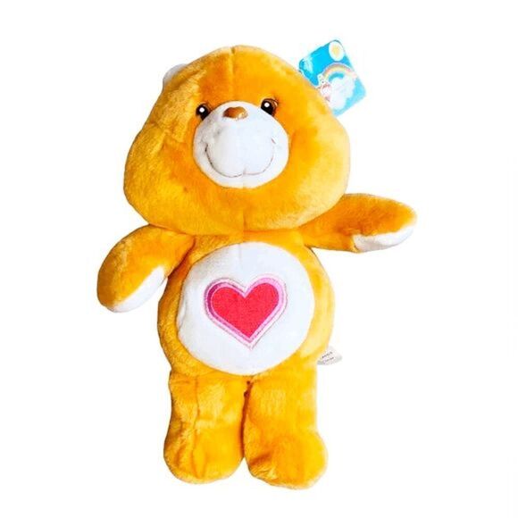NWT Vtg 2002 Care Bears 15” Tenderheart Bear Anniversary Stuffed Animal - Picture 1 of 8